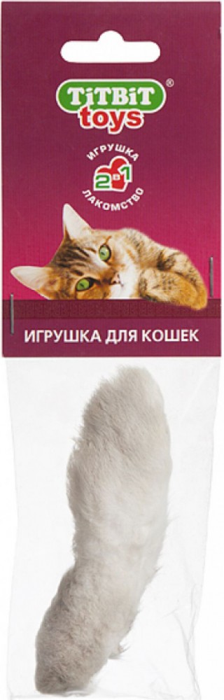 Игрушка TiTBiT для кошек, лапка пушистая, 16 гn