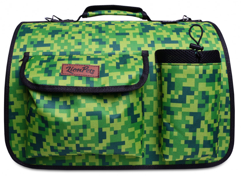 Сумка переноска для животных Lion LM6457 с карманами (Размер 3 (45x29x27 см))