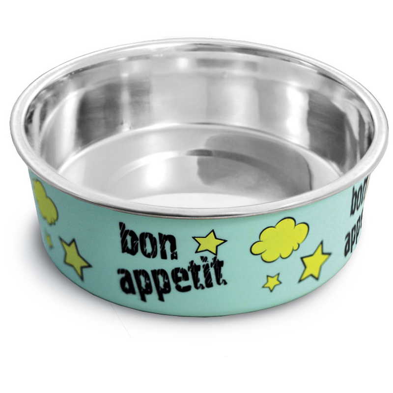Миска Triol металлическая на резинке &quot;Bon Appetit&quot;, 0,45л