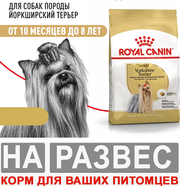 Корм Роял РАЗВЕСНОЙ Йорк 1 кг для собак