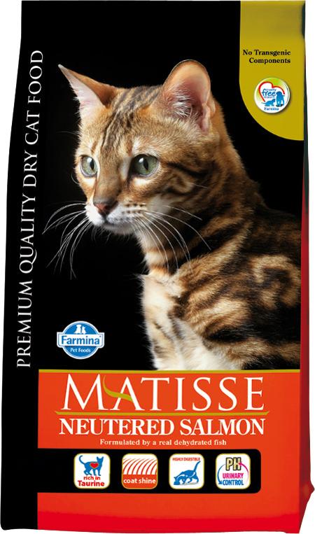 Корм Farmina Matisse Neutered Salmon для взрослых стерилизованных кошек, лосось