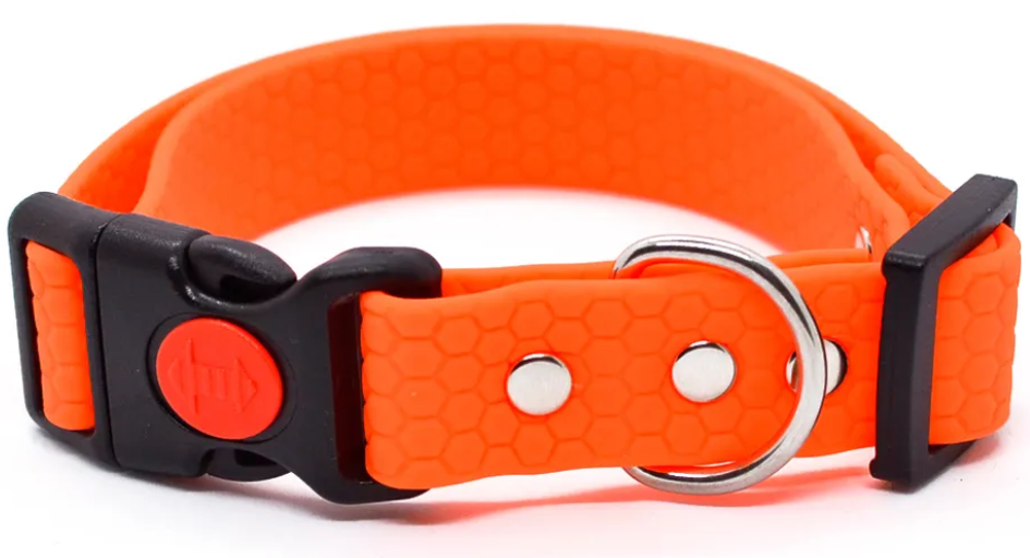 Ошейник из биотана PerseiLine, влагостойкий, БИОТАН L многоразм С ФИКСАТОРОМ 25" 33-55 см