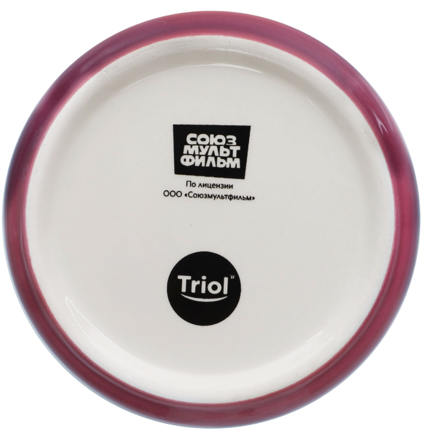 Triol СОЮЗМУЛЬТФИЛЬМ Миска для мелких животных керамическая "Попугай на чиле", 100 г