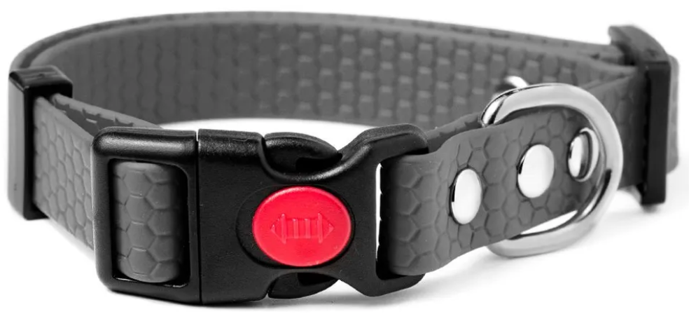 Ошейник из биотана PerseiLine, влагостойкий, БИОТАН L многоразм С ФИКСАТОРОМ 25" 33-55 см